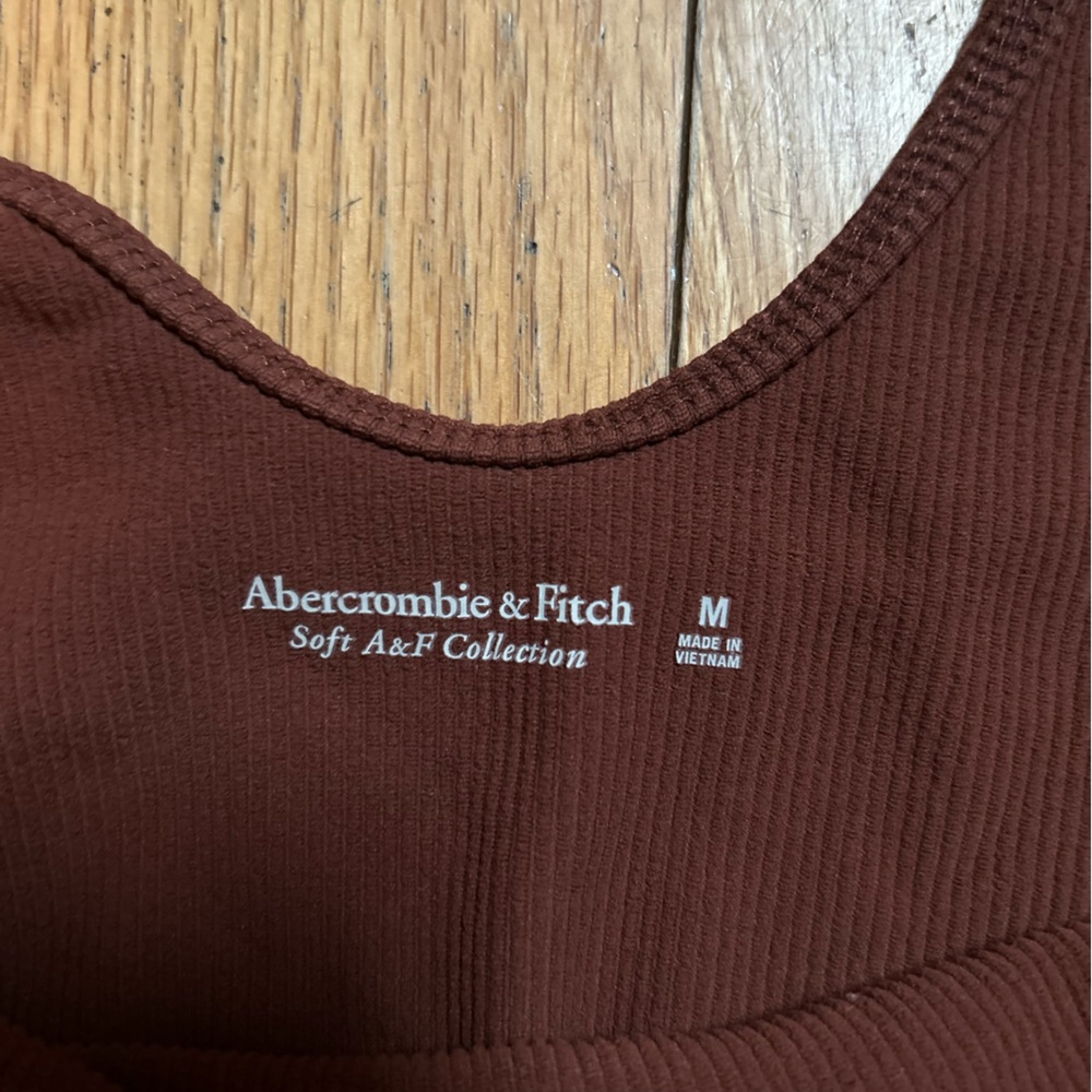 Abercrombie Scoop Neck Brown Bodysuit - Picture 2 of 3